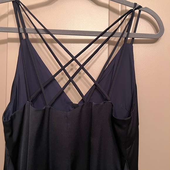 Mid length navy blue dress - Picture 6 of 6